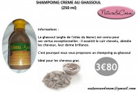 Shampoing crème Ghassoul